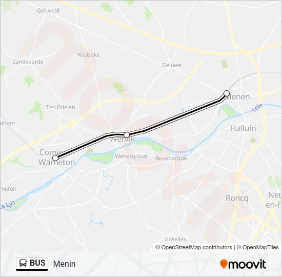 BUS Line Map