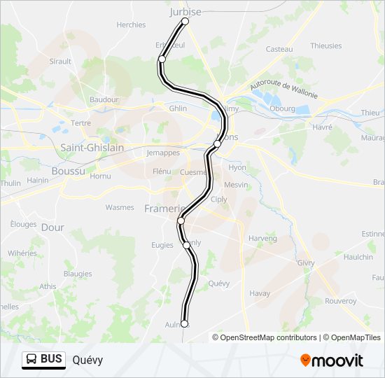 BUS Line Map