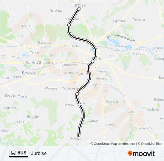BUS Line Map