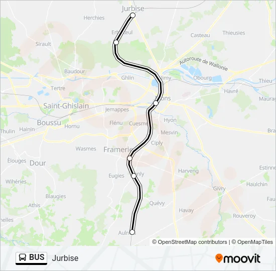 BUS Line Map