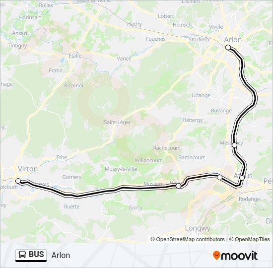 BUS Line Map