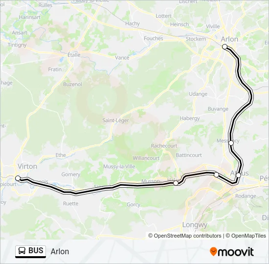 BUS Line Map