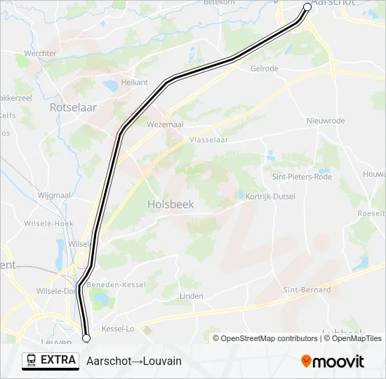 EXTRA Train Line Map