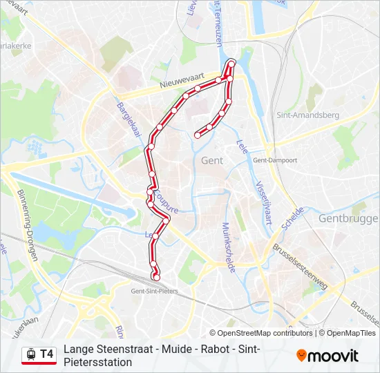 T4 Light Rail Line Map