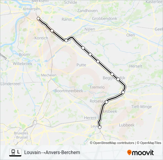 L Train Line Map