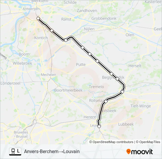 L Train Line Map