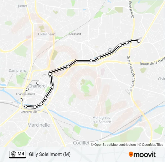 M4 Subway Line Map