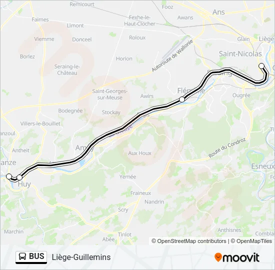 BUS Line Map