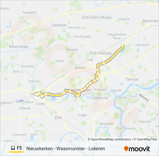 F5 Bus Line Map