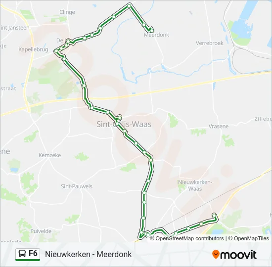 F6 Bus Line Map