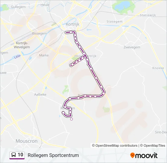 10 Bus Line Map