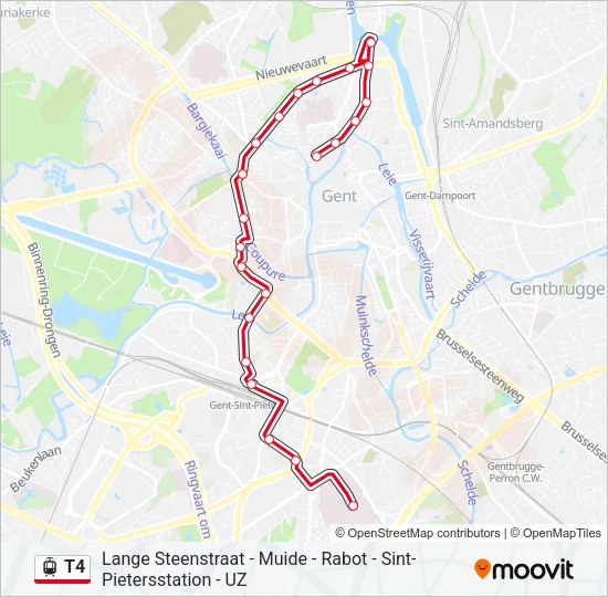 T4 Light Rail Line Map