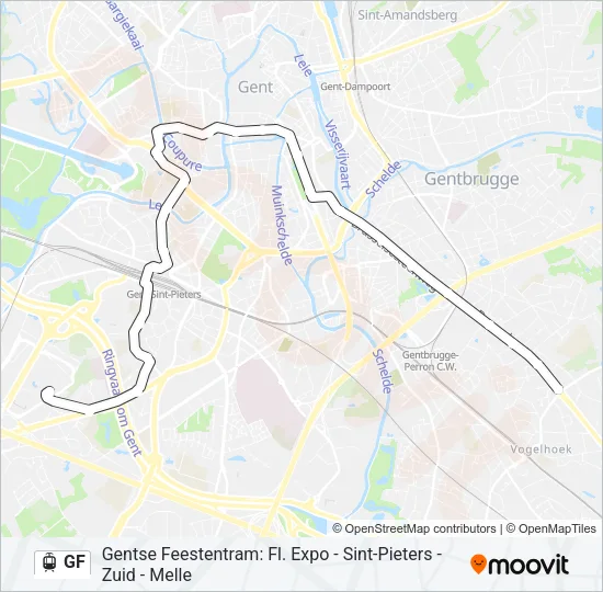 GF Light Rail Line Map