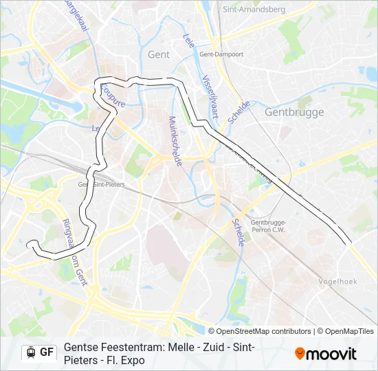 GF Light Rail Line Map