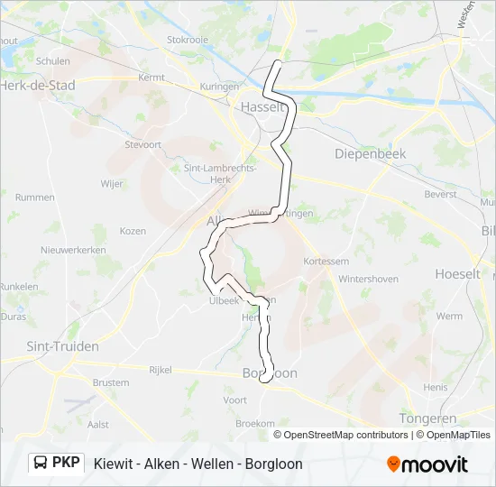 PKP Bus Line Map