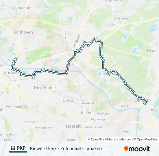 PKP Bus Line Map