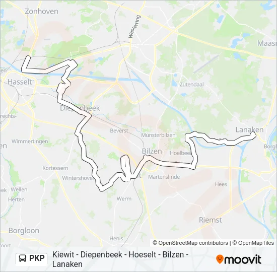 PKP Bus Line Map