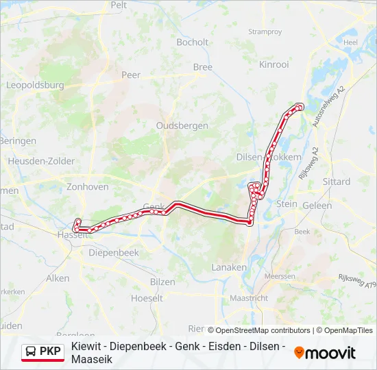PKP Bus Line Map