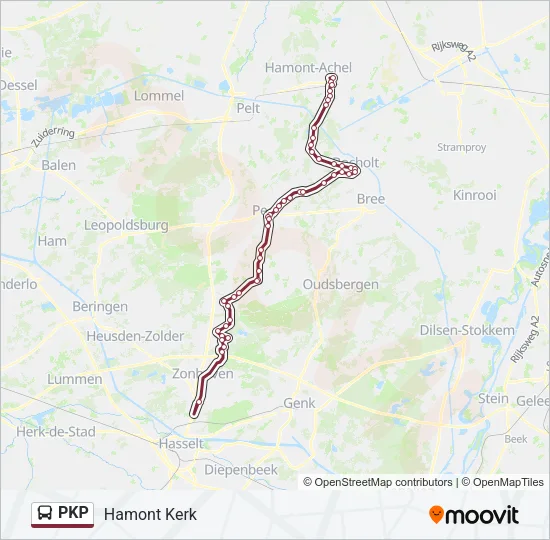 PKP Bus Line Map