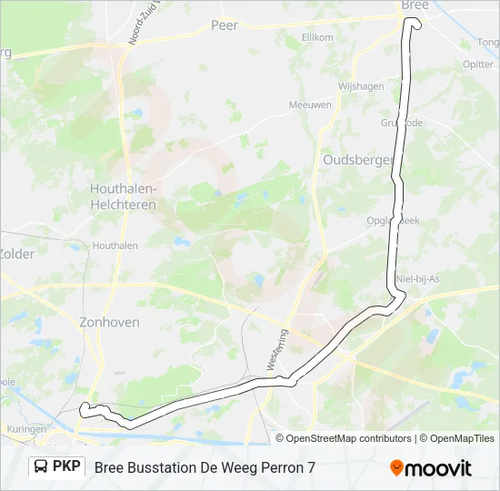 PKP Bus Line Map