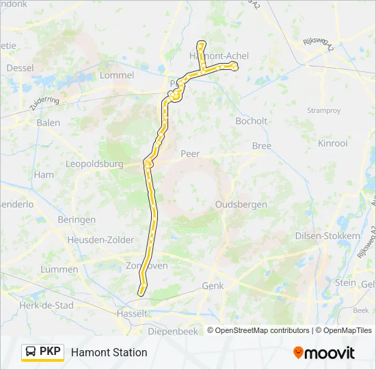 PKP Bus Line Map