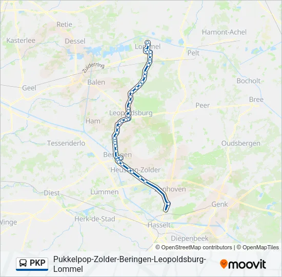 PKP Bus Line Map