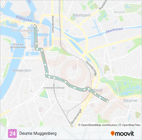 24 Light Rail Line Map