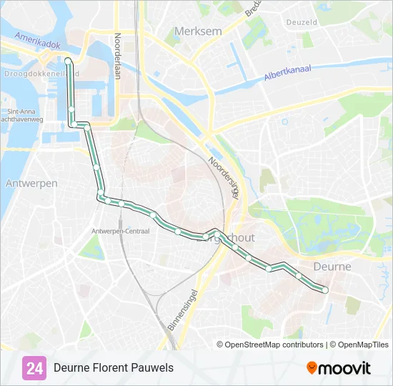 24 Light Rail Line Map