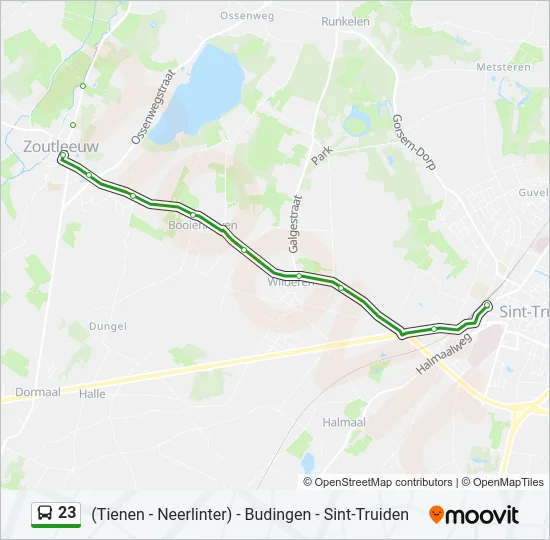 23 Bus Line Map