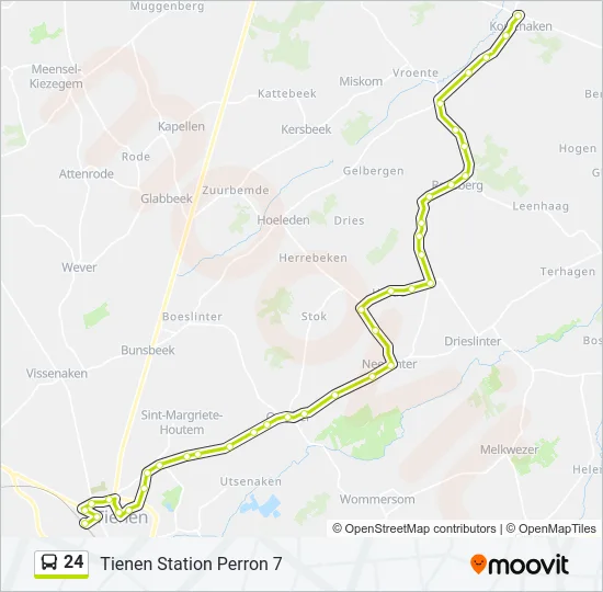 24 Bus Line Map
