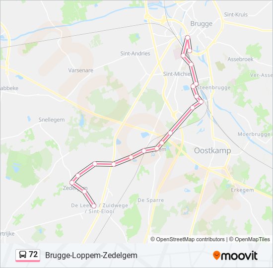 72 Route: Schedules, Stops & Maps - Zedelgem Groenestraat (Updated)