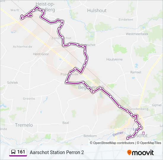 161 Bus Line Map