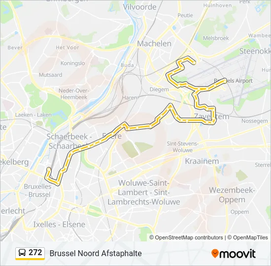 272 Bus Line Map