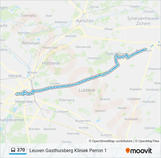 370 Bus Line Map