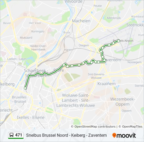 opslaan bros Renaissance 471 Route: Schedules, Stops & Maps - Brussel Noord Afstaphalte (Updated)