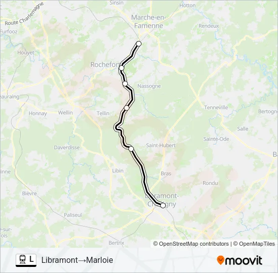 L Train Line Map