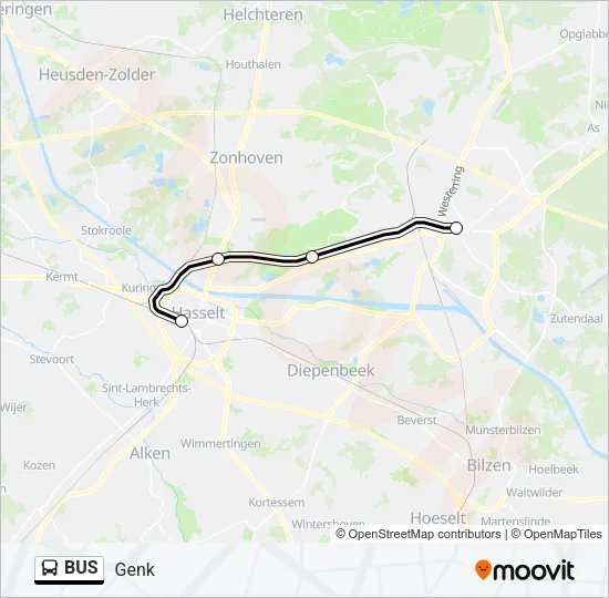 BUS Line Map