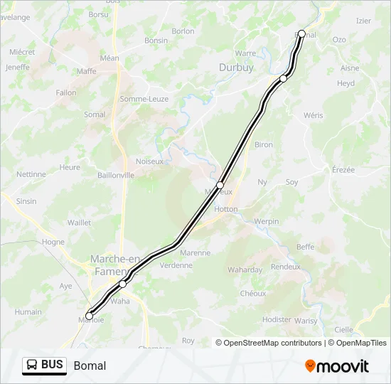 BUS Line Map