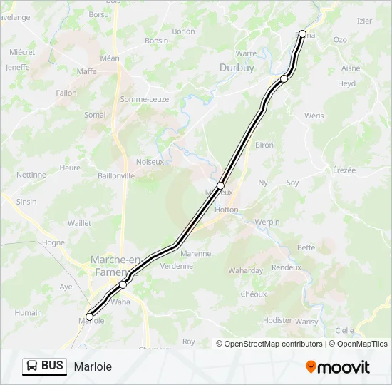 BUS Line Map