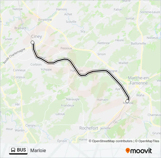 BUS Line Map