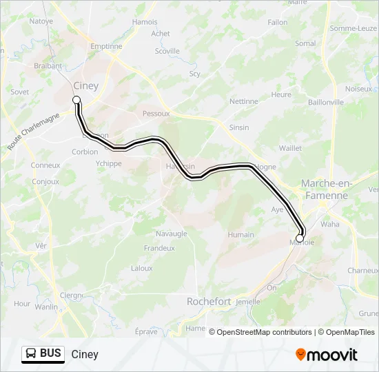 BUS Line Map