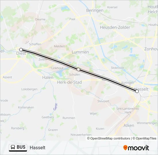 BUS Line Map