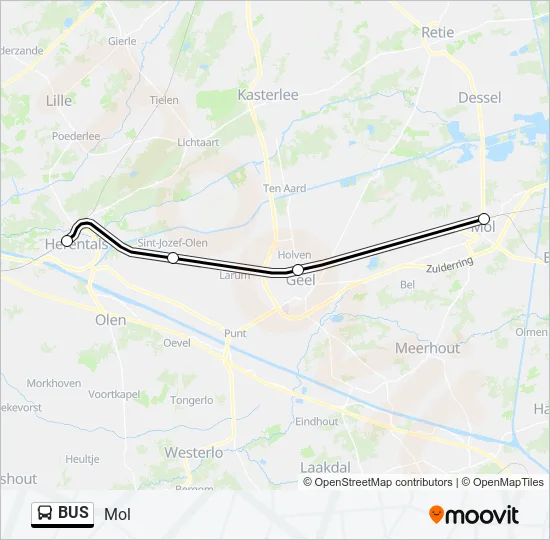 BUS Line Map