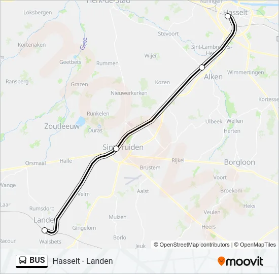 BUS Line Map