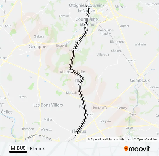 BUS Line Map