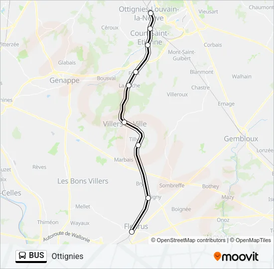 BUS Line Map
