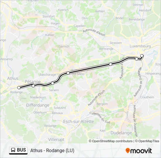 BUS Line Map