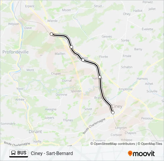BUS Line Map