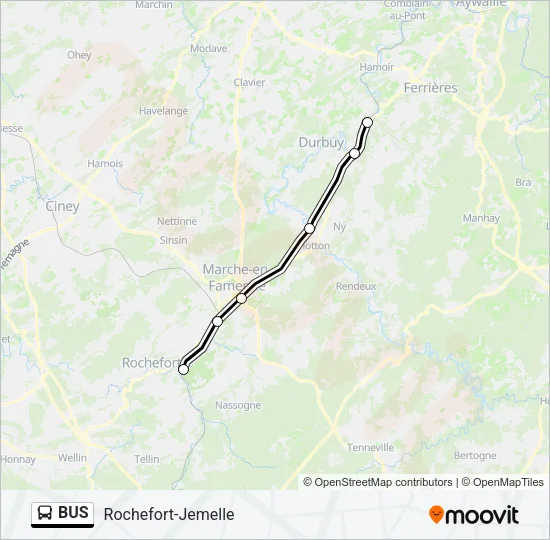 BUS Line Map
