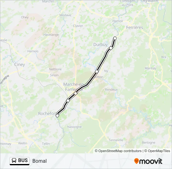 BUS Line Map